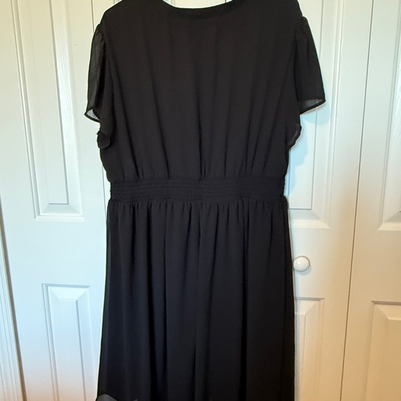 Torrid Black Dress with Ruffle Detail - Picture 3 of 3